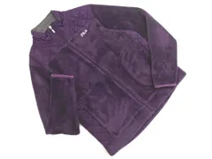 FILA フィラ 切替 フリース スタンドカラー ジャケット sizeM/紫 ◇■ レディース