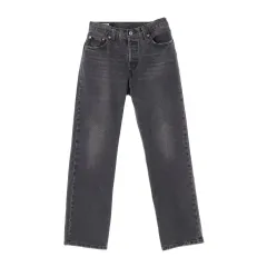 リーバイス 501 ブラックデニムパンツ ジーンズ ウォッシュド ブラック S