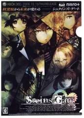 nitoro+ XBOX360販促品 STEINS:GATE クリアファイル