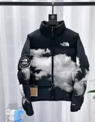 THE NORTH FACE ザノースフェイス 雲 柄 ダウン ブラック / ユニセックス