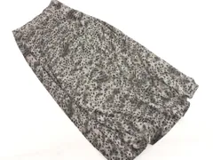 AZUL BY MOUSSY アズールバイマウジー アニマル柄 フレア スカート sizeS/グレー ■■ レディース