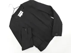 NATURAL BEAUTY BASIC ナチュラルビューティーベーシック ウール100% ノーカラー ジャケット size38/黒 ◇■ レディース