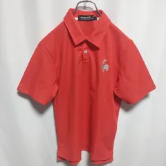 le coq sportif GOLF COLLCTION ルコックスポルティフ ゴルフ コレクション 半袖 ポロシャツ M 赤 QG1968