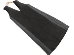 un dix cors アンディコール フェイクスエード ジャンパースカート ワンピース sizeF/黒 ◇■ レディース