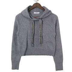 ZARA ザラ 秋冬 フーディー★ ニット パーカー Sz.M　レディース グレー