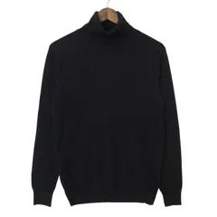 A DAY IN THE LIFE ユナイテッドアローズ 秋冬 ウール★ タートルネック ニット セーター Sz.S メンズ 黒