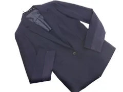 COMME CA ISM コムサイズム テーラード ジャケット size7/紺 ◇■ レディース