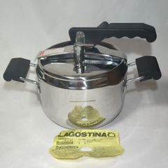 ラゴスティーナ圧力鍋 80シリーズ 5L ガス火のみ イタリア製 USED良品