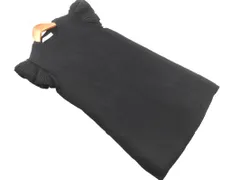 ZARA ザラ フリル ニット ワンピース sizeS/黒 ◇■ レディース