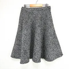 アズノゥアズピンキー AS KNOW AS PINKY【F】ツイードスカート フレア 厚手 冬 清楚 綺麗め 裏地あり