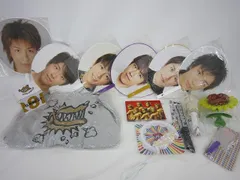  中古品 関ジャニ∞ SUPER EIGHT 村上信五 キングオブ男 他 ペンライト ショッピングバッグ うちわ 等 グッズセット