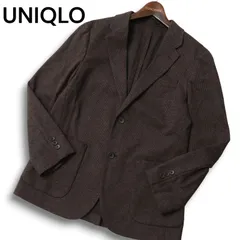 24AW★ UNIQLO ユニクロ 秋冬★ 千鳥格子 コンフォート 2B テーラード ジャケット Sz.XS メンズ