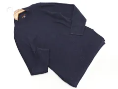 EVEX by KRIZIA エヴェックスバイクリツィア ラメ モックネック ニット セーター size42/紺 ◇■ レディース