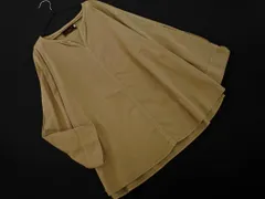 EVEX by KRIZIA エヴェックスバイクリツィア キーネック プルオーバー ブラウス シャツ size42/ベージュ ◇■ レディース