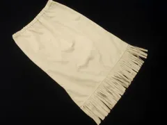 niko and ニコ アンド スウェード調 フリンジ スカート sizeM/オフホワイト ◇■ レディース