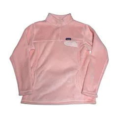 Patagonia パタゴニア フリース プルオーバー ピンク Polartec キッズ XXL レディース M STY65586