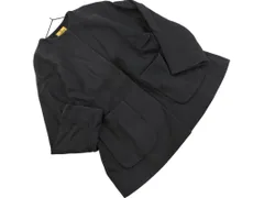 N. エヌ ナチュラルビューティーベーシック ウール混 ジャケット ノーカラー コート sizeS/黒 ◇■ レディース