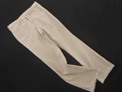 INED イネド コーデュロイ カットオフ パンツ size7/ベージュ ◇■ レディース