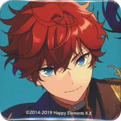 【中古】バッジ・ピンズ [単品] 天城一彩 アイドルスクエア缶バッジセット 「CD あんさんぶるスターズ!! アルバムシリーズ ALKALOID / TRIP」 アニメイト有償特典