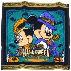 【中古】雑貨 ミッキー＆ミニー ウォッシュタオル 「ディズニー・ハロウィーン2014」 東京ディズニーシー限定