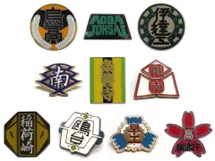 【中古】バッジ・ビンズ 全10種セット 「ハイキュー!! トレーディングピンズ スクールアイコンA」