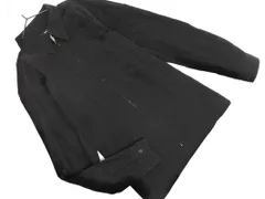 COMME CA ISM コムサイズム コーデュロイ ジップアップ ジャケット sizeF/黒 ◇■ レディース