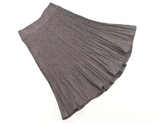 23区 ウール混 チェック 膝丈 スカート size32/ブラウンｘオフホワイトｘ緑 ◇■ レディース