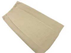 NATURAL BEAUTY BASIC ナチュラルビューティーベーシック ニット ロング スカート sizeM/カーキ ◇■ レディース