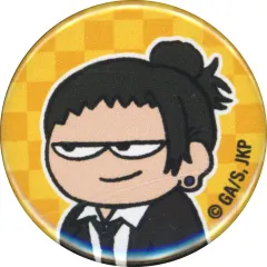 【中古】バッジ・ビンズ 夏油傑(イエロー/フルカラー) 「呪術廻戦 ジロリまめかん トレーディングミニ缶バッジ -懐玉・玉折 スーツver.-」