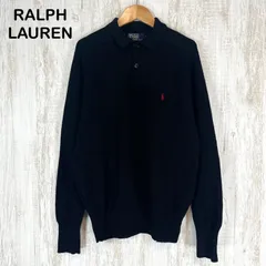 Polo Ralph Lauren 長袖ポロシャツ ブラック/ホワイト　未使用品 2025年最新】未使用品 ラルフローレン ポロシャツの人気アイテム