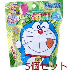 ドラえもんバスボール ひみつ道具1 RN 晴れた日の空の香り 60g 1回分 5個セット