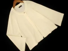 INDIVI インディヴィ ウール混 カーディガン sizeAT6/アイボリー ◇■ レディース