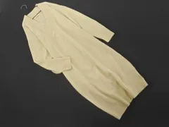 Doux archives ドゥアルシーヴ Vネック ニット ワンピース クリーム ◇■ レディース