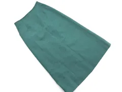 NATURAL BEAUTY BASIC ナチュラルビューティーベーシック ウール混 ロング スカート sizeS/緑 ◇■ レディース