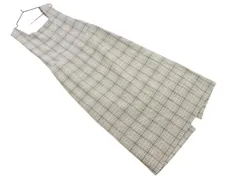 Rope Picnic ロペピクニック チェック ジャンパー スカート size40/白ｘ黒 ◇■ レディース
