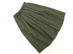 green label relaxing グリーンレーベルリラクシング ユナイテッドアローズ タック スカート size38/カーキ ◇■ レディース