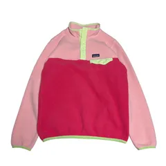 Patagonia パタゴニア シンチラ フリース XL キッズ ピンク×レッド×グリーン系  STY65545