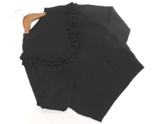 tocco closet トッコクローゼット ウール混 フリル ニット セーター 黒 ◇■ レディース