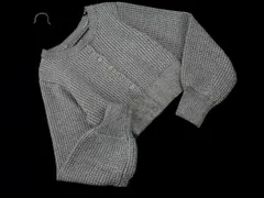 archives アルシーヴ 総柄 ショート カーディガン sizeM/白ｘグレー ◇■ レディース