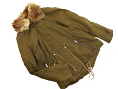ZARA TRF ザラ トラファ フェイクファー 2WAY ジャケット sizeM/カーキ ◇■ レディース