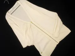 LACOSTE ラコステ シルク混 ニット ジップアップ カーディガン size34/アイボリー ◇■ レディース