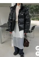 breathe ブリード ツーウェイ ダウン アウター ブラック