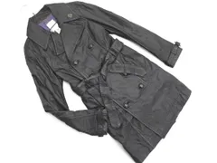 DIESEL ディーゼル 本革 カウレザー ロング コート sizeS/黒 ◇■◎レディース