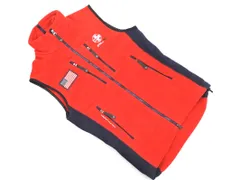 Ralph Lauren ラルフローレン フリースベスト sizeXS/赤 ◇■ レディース