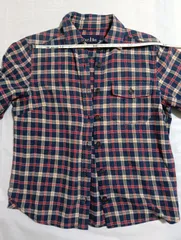 古着レディス Ｍ イーストボーイ　チェック柄長袖シャツ