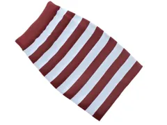 ROSE BUD ローズバッド ボーダー ニット タイト スカート sizeF/ブラウンｘ青 ◇■ レディース