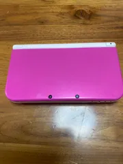 上下フィルム付き　Newニンテンドー3DSLL ピンク×ホワイト 本体 動作良好
