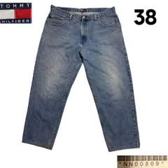 90s 00sトミージーンズバギーデニム パンツw38カナダ製　NN00709