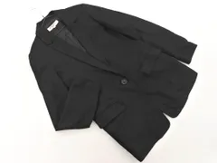 NATURAL BEAUTY BASIC ナチュラルビューティーベーシック ウール100% テーラード ジャケット sizeM/黒 ◇■ レディース