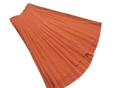 BALLSEY ボールジー トゥモローランド プリーツ ロング スカート size34/茶 ■■ レディース